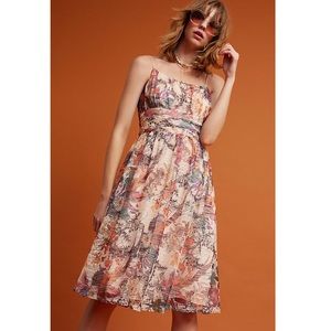 NWT ANTHROPOLOGIE Mackenzie Floral Dress