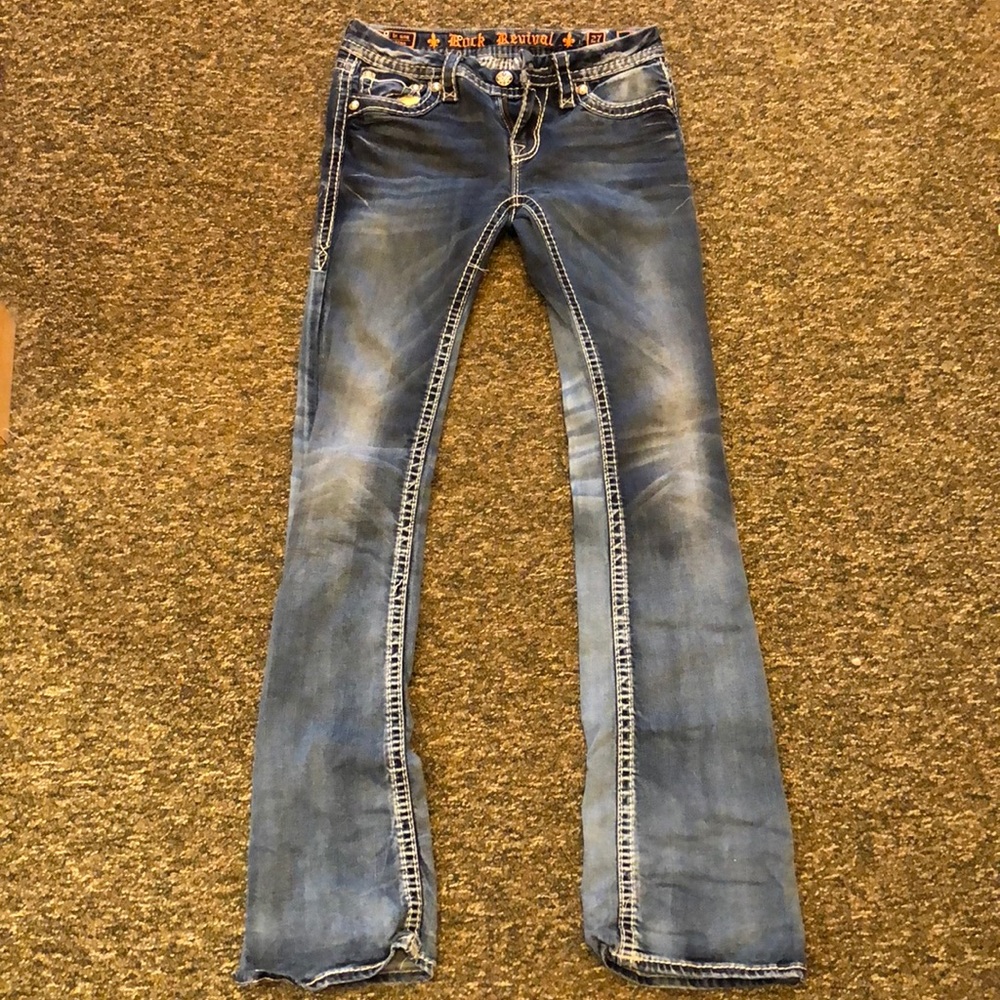 Rock Revival “Etty” Bootcut Jeans. Size 27.