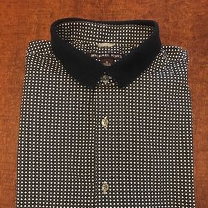 Michael Kors S/S Printed Button-down