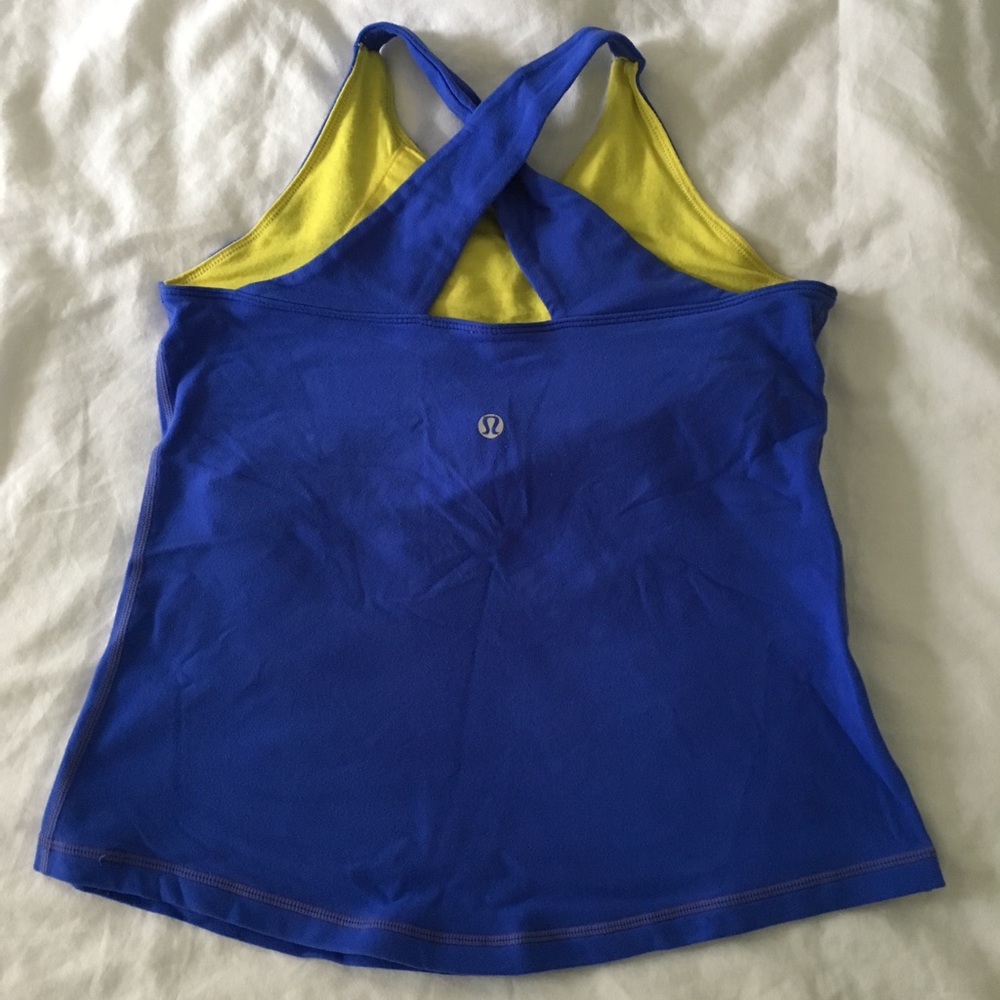 SOLD Blue Lululemon tank top