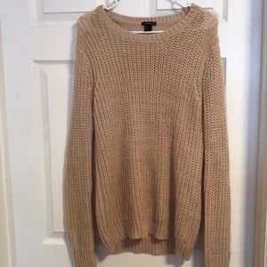 Chunky oatmeal knit sweater