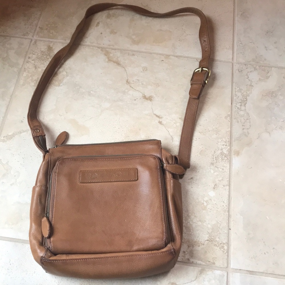 Fossil brown leather purse