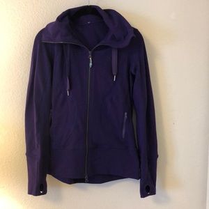 Lululemon purple scuba zip up