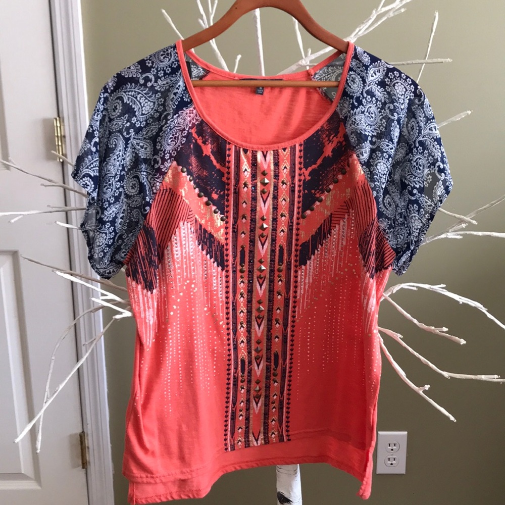 Miss Me short sleeve top