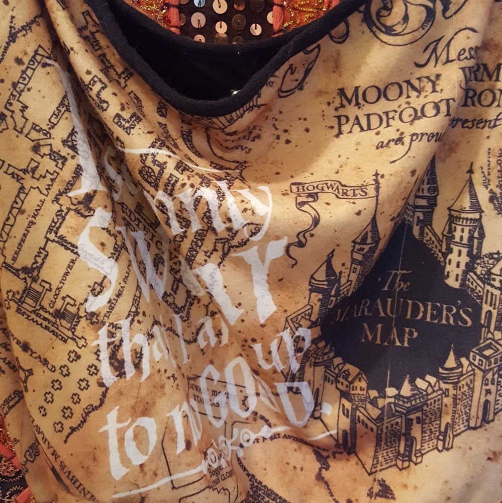Harry Potter Marauders Map Bag