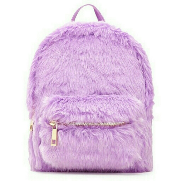 purple mini backpack