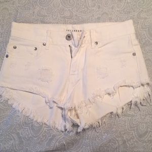 High Waisted Denim Shorts