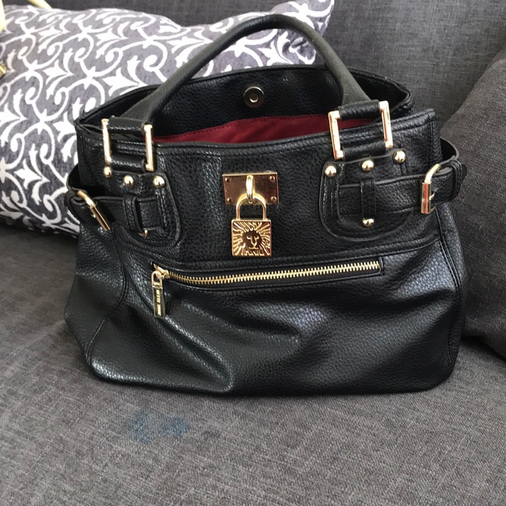 Black/gold hardware bag