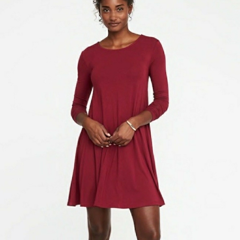 Soft Jersey Swing Dress Tall