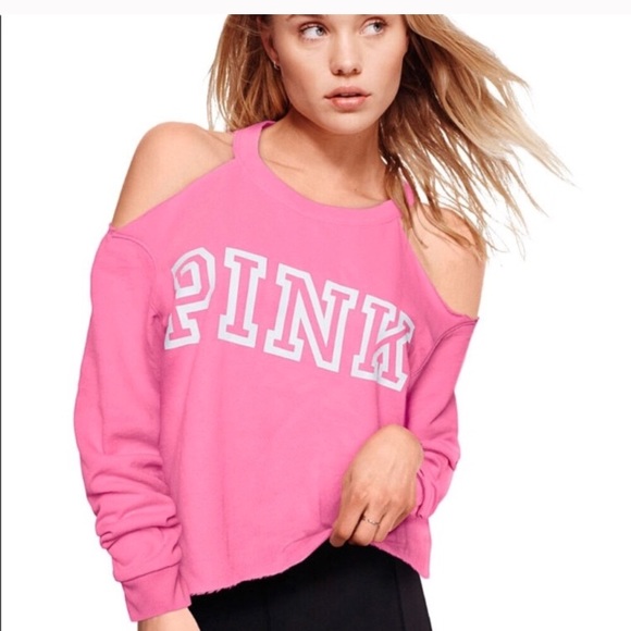 victoria secret cold shoulder sweatshirt