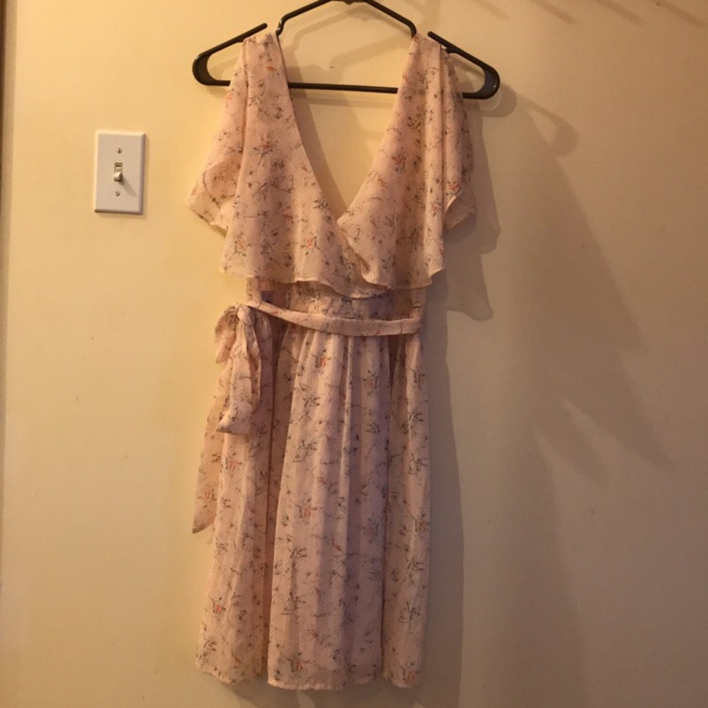  Size M. Light pink chiffon dress