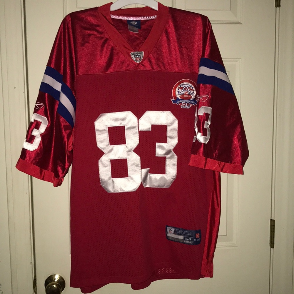 Patriots Welker 50th anniversary Jersey