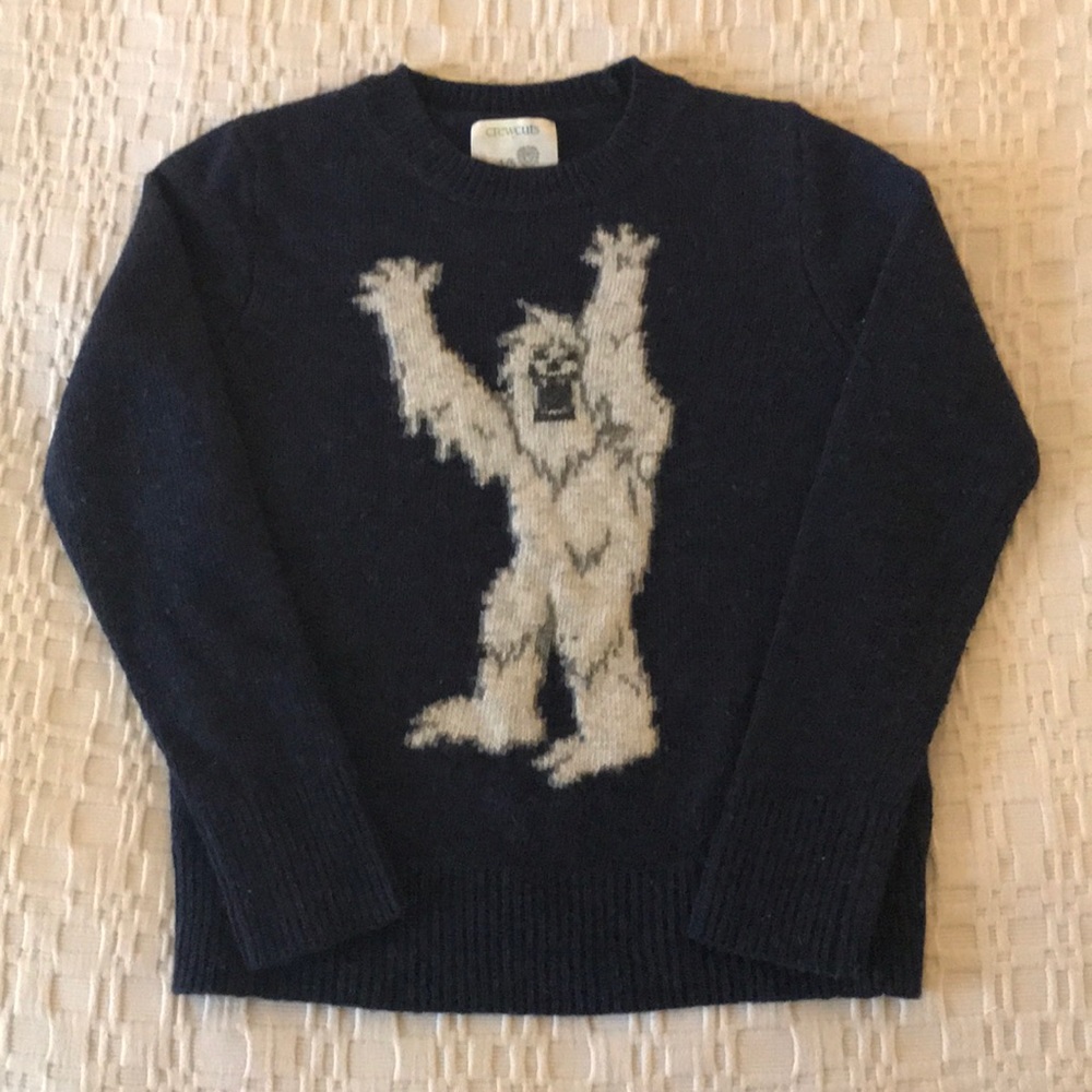 J.Crew boy’s/toddler holiday yeti sweater.