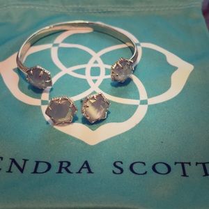 Kendra Scott Bracelet & stud Earrings