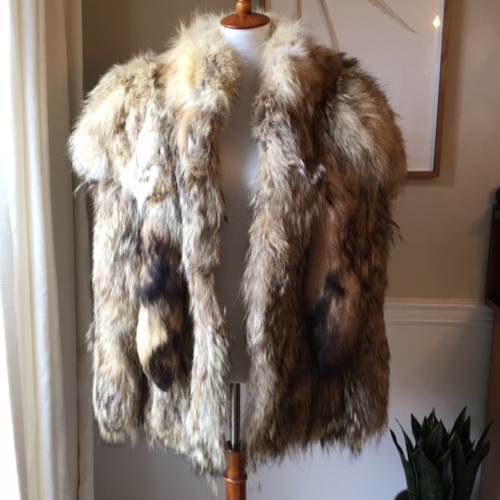 ❤️ Super Fun Real Fur Coat!! ❤️ Avante-Garde