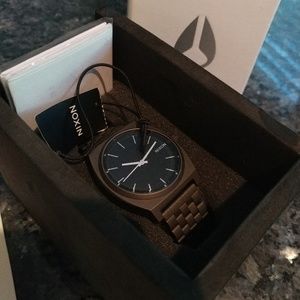 Nixon Time Teller Gunmetal/Blue Crystal