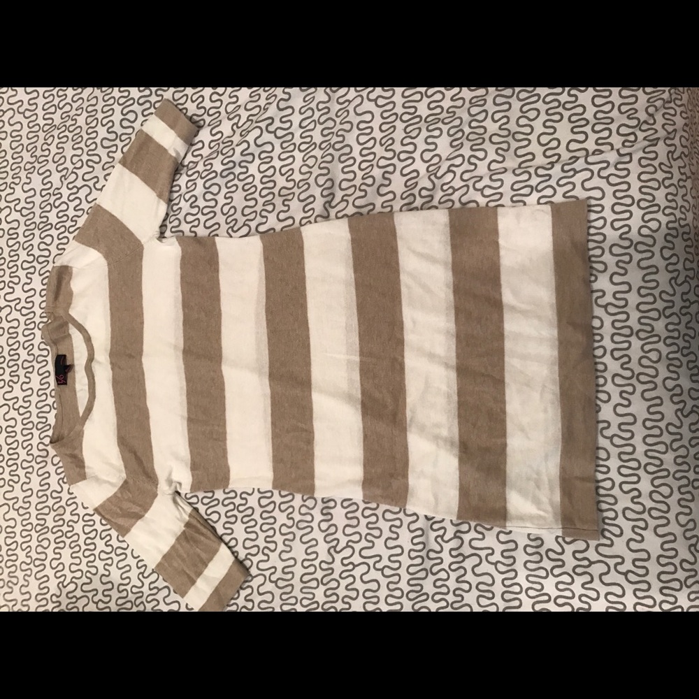 Striped sweater dress