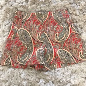 Paisley Highwaisted Shorts