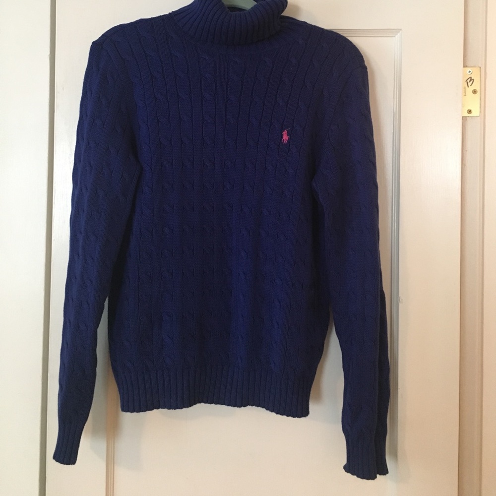 Ralph Lauren cable knit sweater.