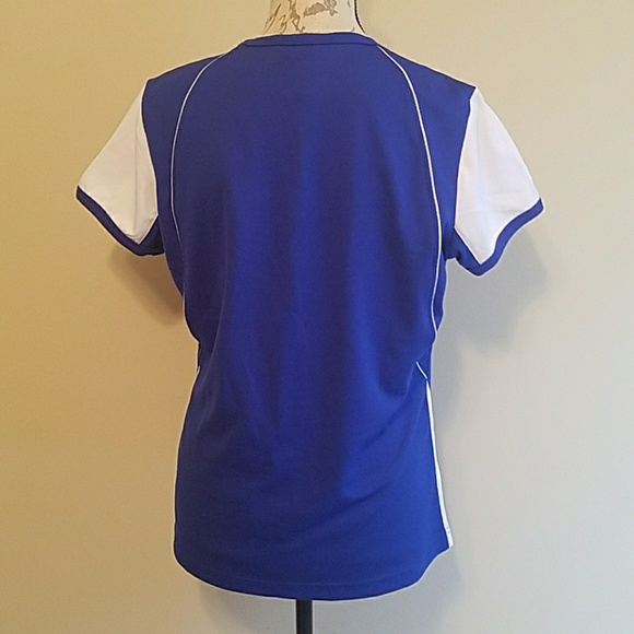 ⬇$15 Pro Celebrity Women's Blue Atheletic top sL - Picture 2 of 2