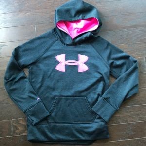 Size large (12) under armour hoodie sweatshirt
