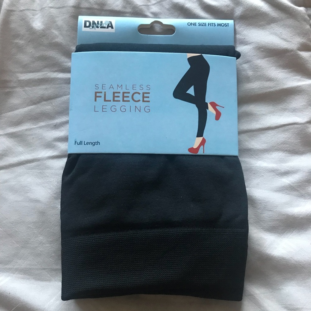 Black Seamless Fleece Leggings