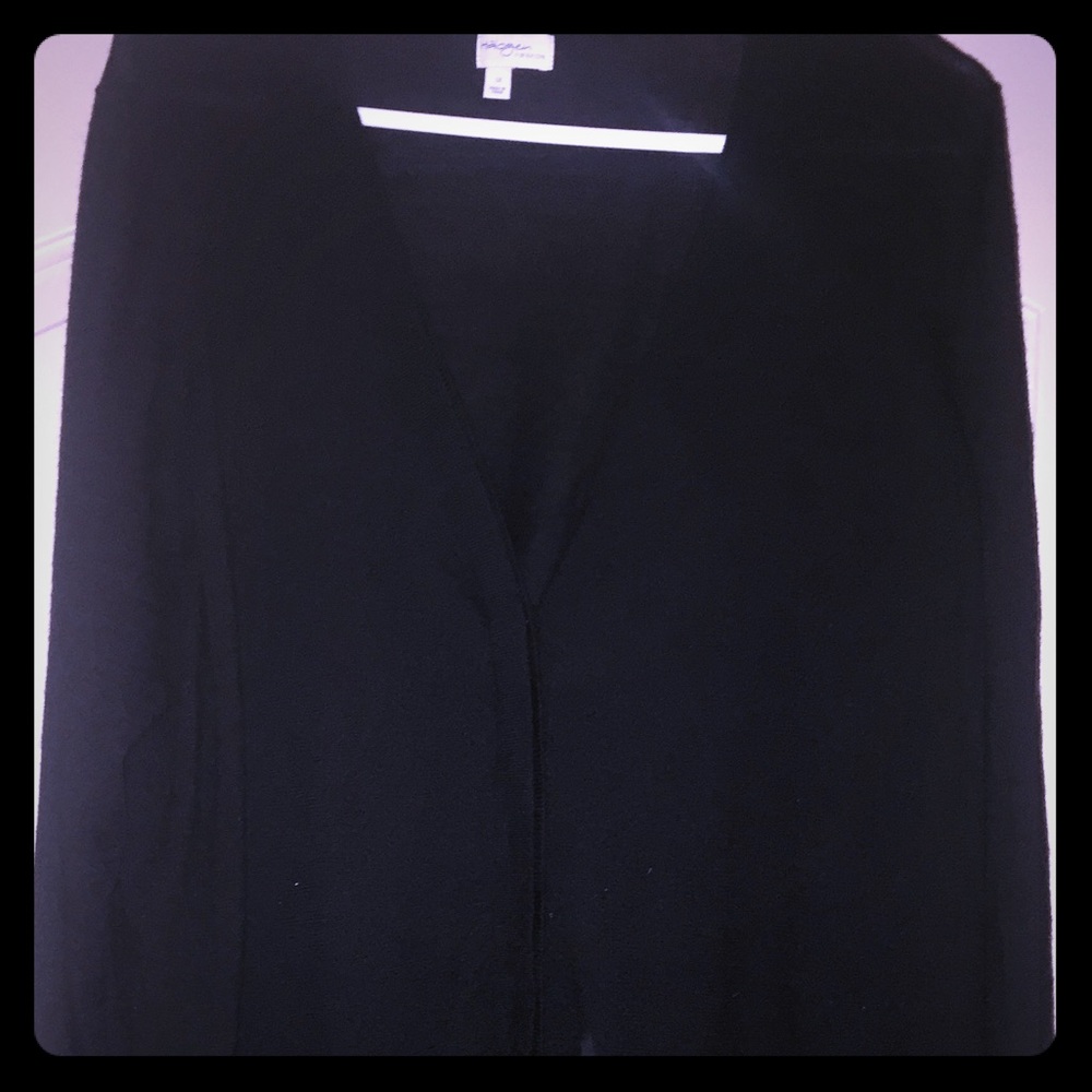 Merino Wool black plus size Cardigan by Halogen