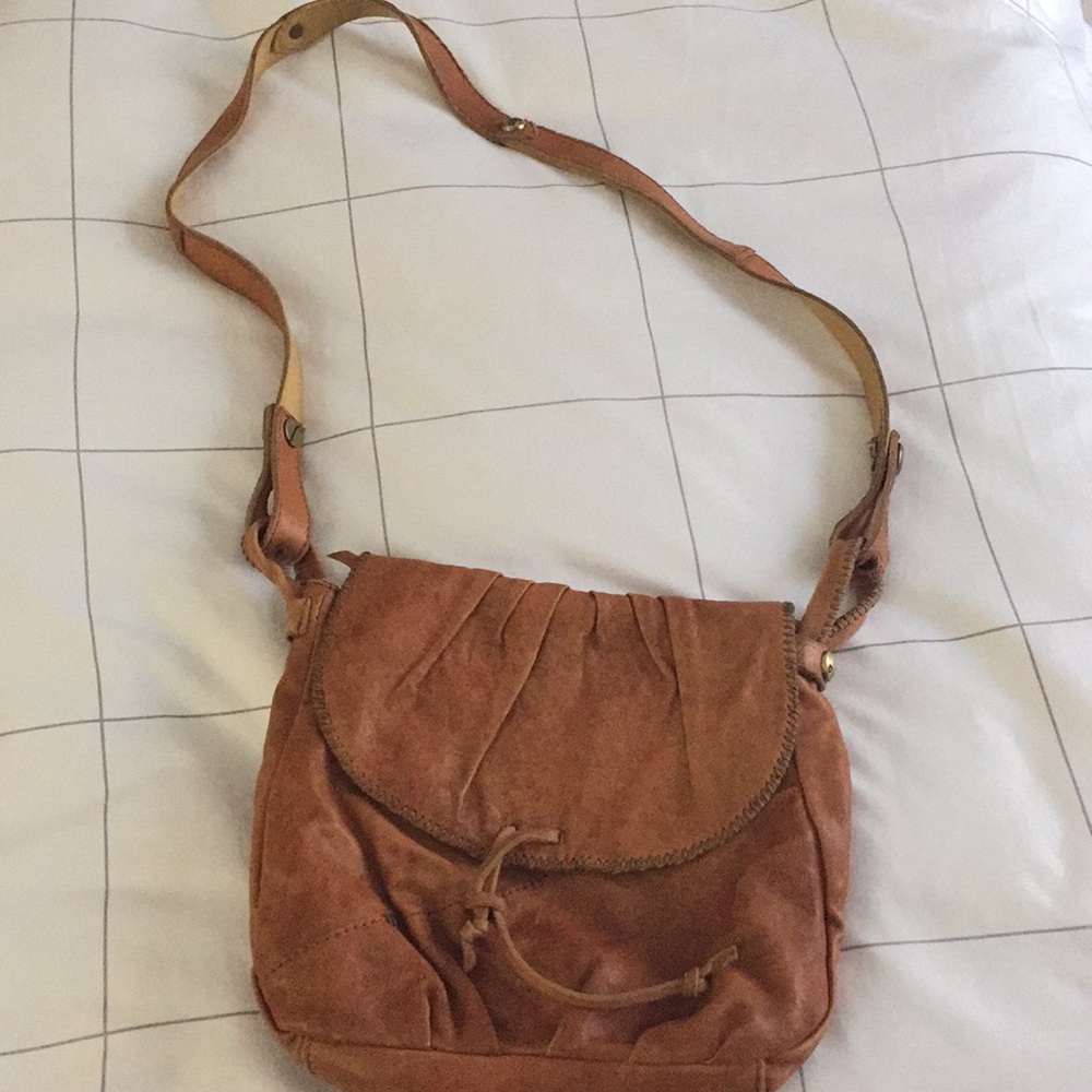 Lucky Brand 100% Italian Leather Crossbody Bag