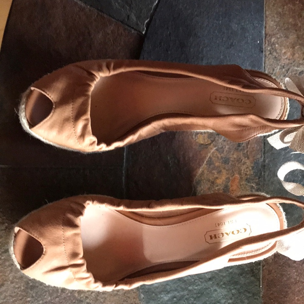 Coach Wedge Sandles