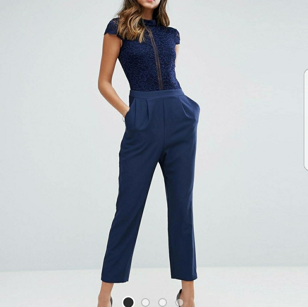 Asos Navy Jumpsuit