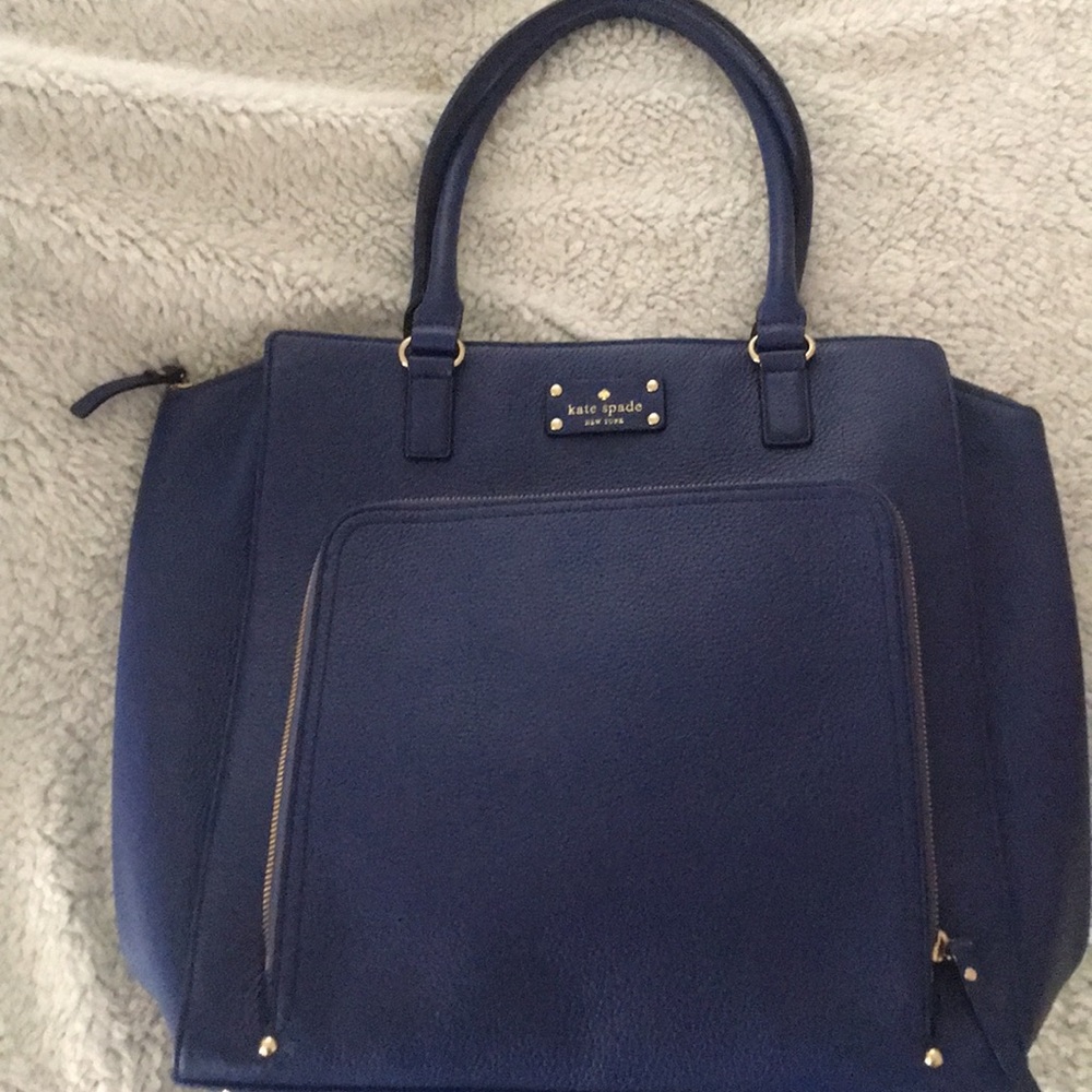 ⚡️⚡️flash sale⚡️⚡️Blue leather Kate spade handbag!