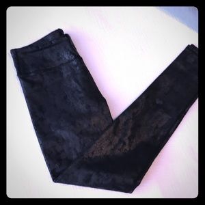 Fabletics faux distressed leather leggings