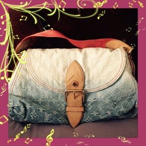 Authentic Denim Louis Vuitton Shoulder Bag