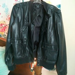 Leather jacket