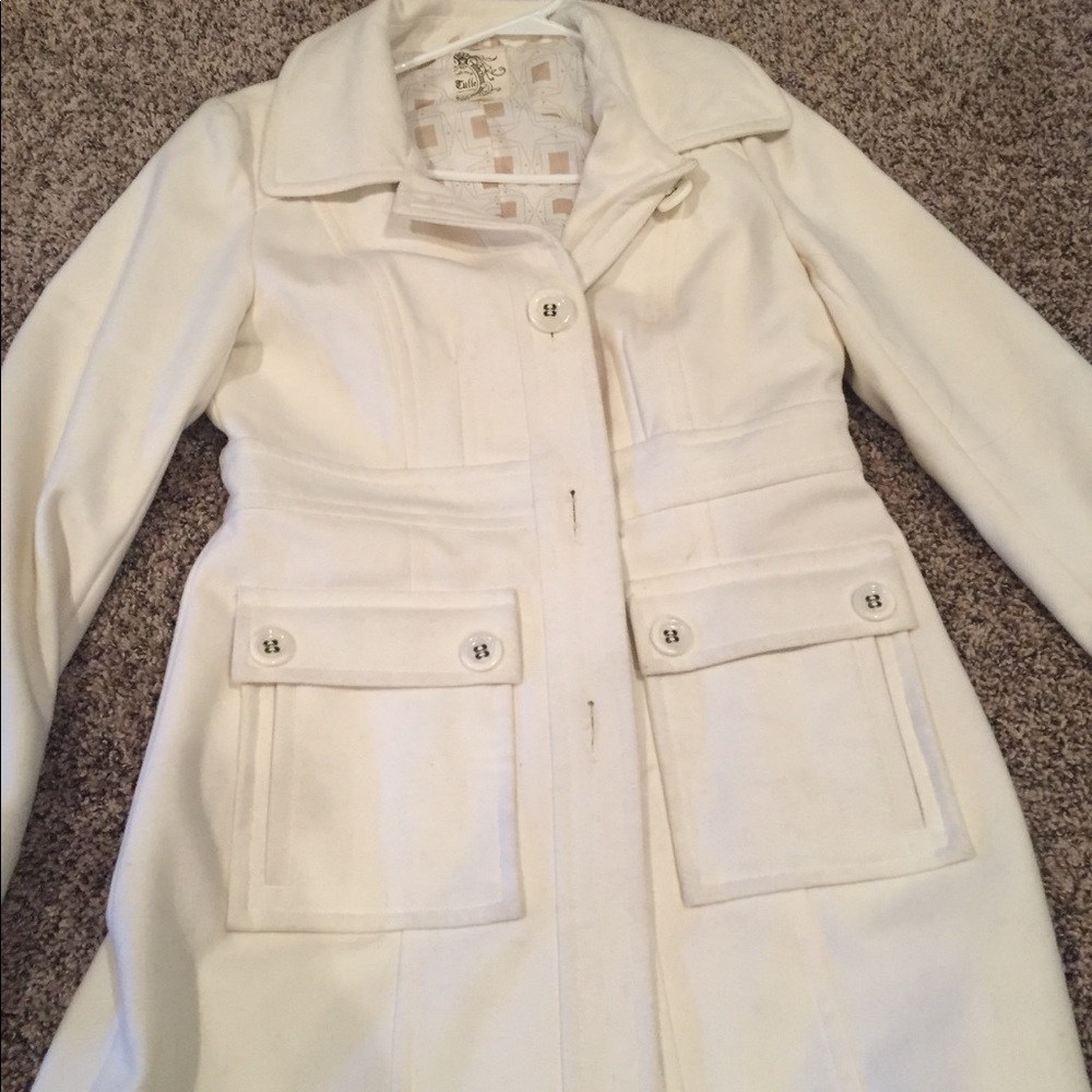 Women’s Tulle pea coat