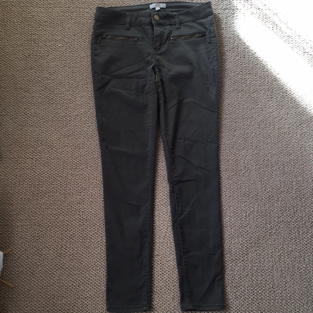 Size 5 olive skinny jean / jegging great condition
