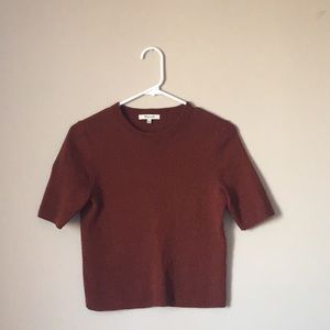 Madewell ribbed elbow sleeve sweater - medium