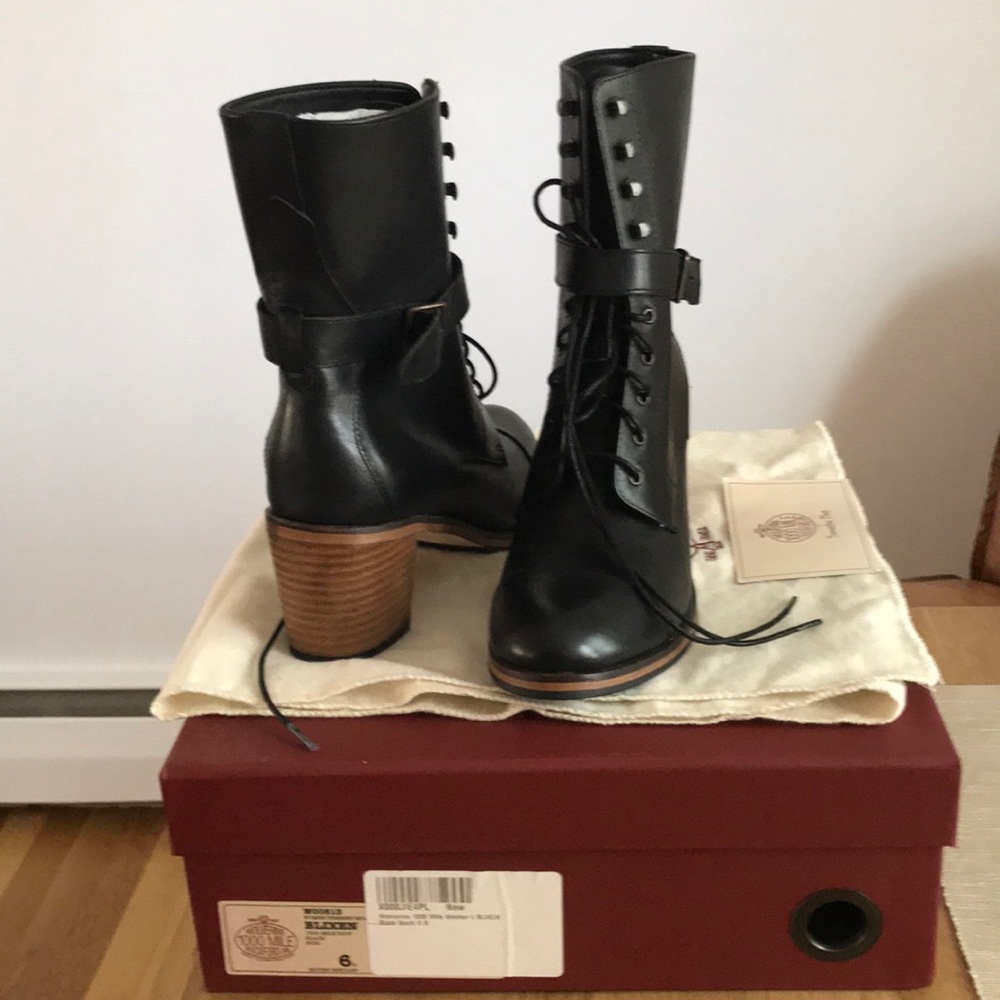 Wolverine 1000 Mile Womens Blixen Black Boots