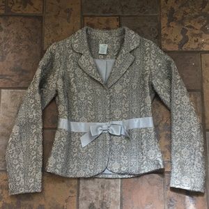 Odille silver metallic blazer