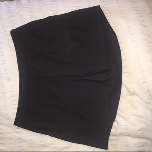 black dress skort