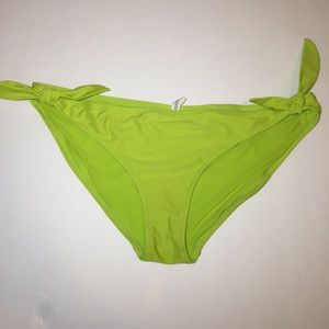 Lime Green Bikini Tie Bottoms