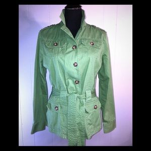 SONOMA Button Up Jacket with Belt