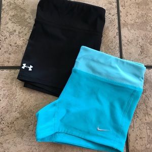 Nike and Under Armour Shorts