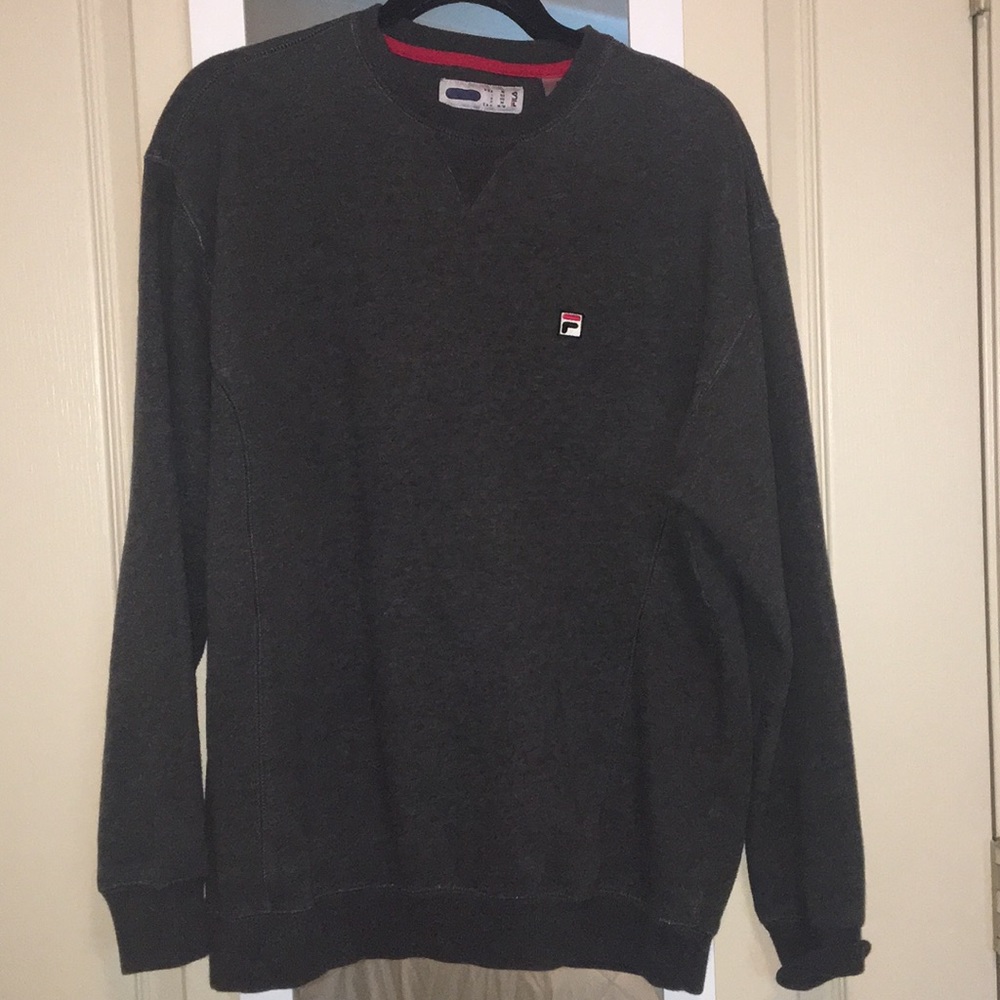 Grey Fila crew neck