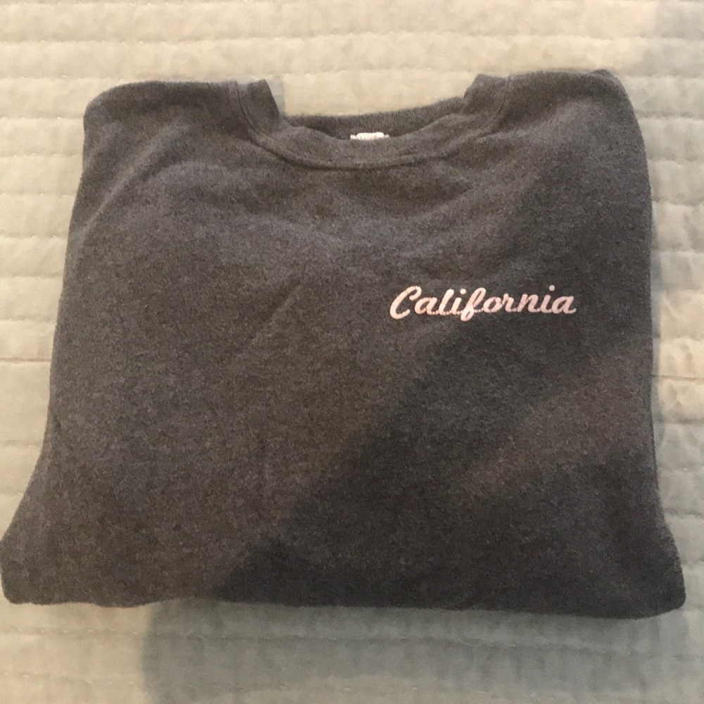 Grey california sweater