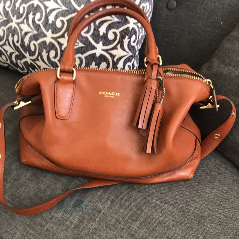 Coach leather bag