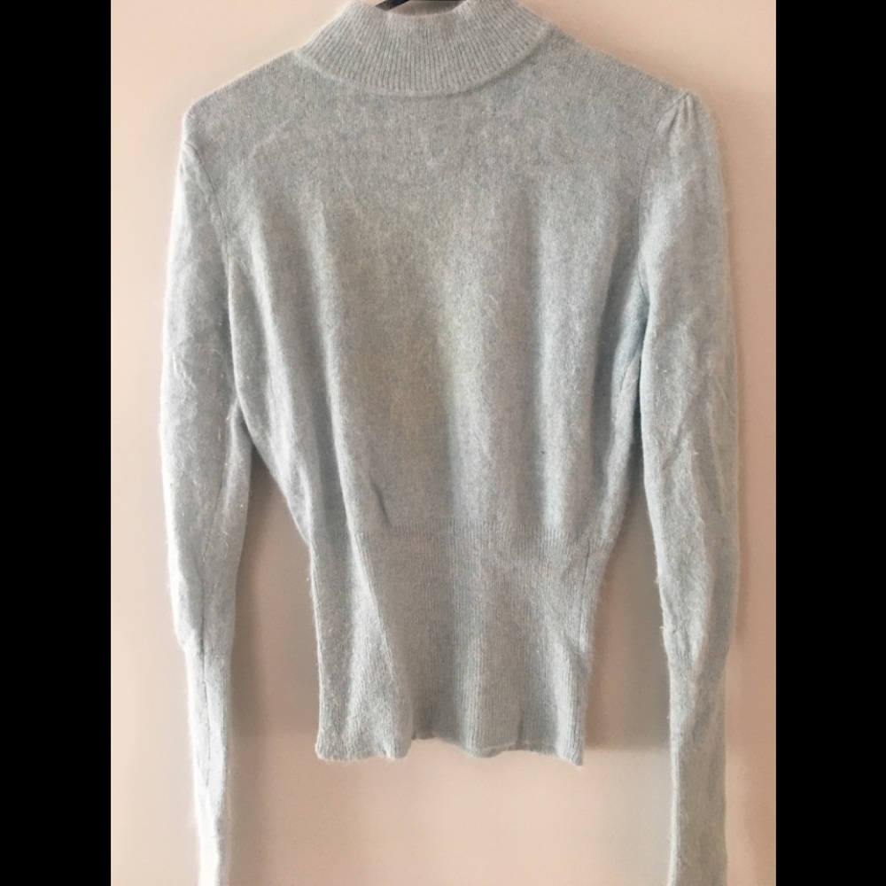 Free People angora light blue sweater