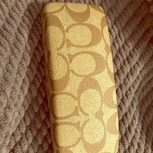 Real COACH sunglass case