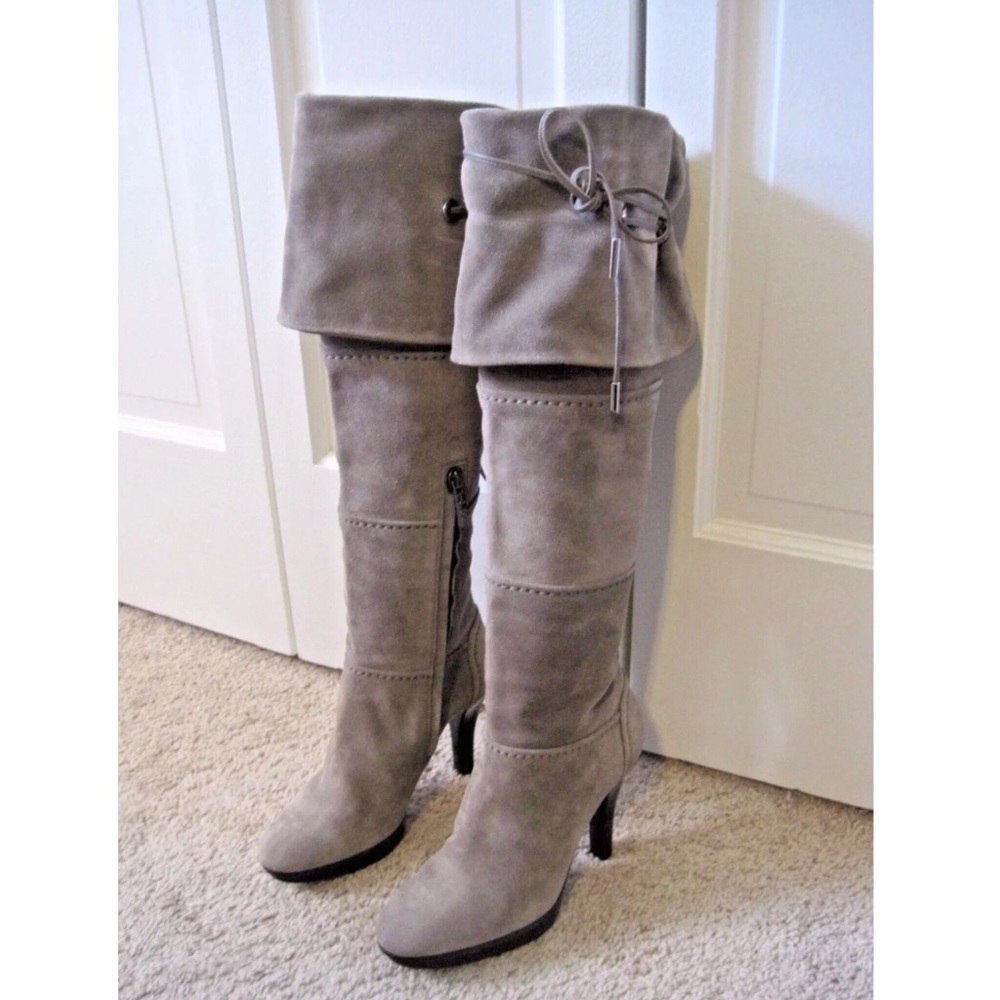 Tod’s taupe boots new! Authentic. Over the knee