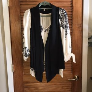 Two piece shirt and vest